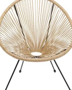 KARE24.se Acapulco Bord med Stol - Natur - KARE Design Outlet