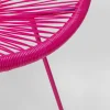KARE24.se Acapulco Stol med Bord Mono - Pink - KARE Design Online