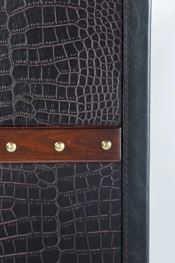 KARE24.se Barskåp Globetrotter - Svartbrun, 154cm - KARE Design Outlet