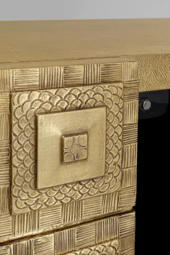 KARE24.se Barskåp Marrakesh - Matt Guldfinish/Svart - KARE Design Outlet