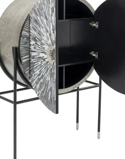 KARE24.se Barskåp Zoom - Svart, Grå, Vit, 160x100cm - KARE Design Best