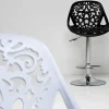 KARE24.se Barstol Ornament - Höj- och Sänkbar Krom/Vit - KARE Design Hot