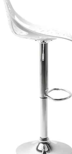 KARE24.se Barstol Ornament - Höj- och Sänkbar Krom/Vit - KARE Design Hot