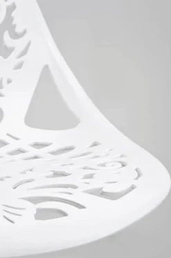 KARE24.se Barstol Ornament - Höj- och Sänkbar Krom/Vit - KARE Design Hot