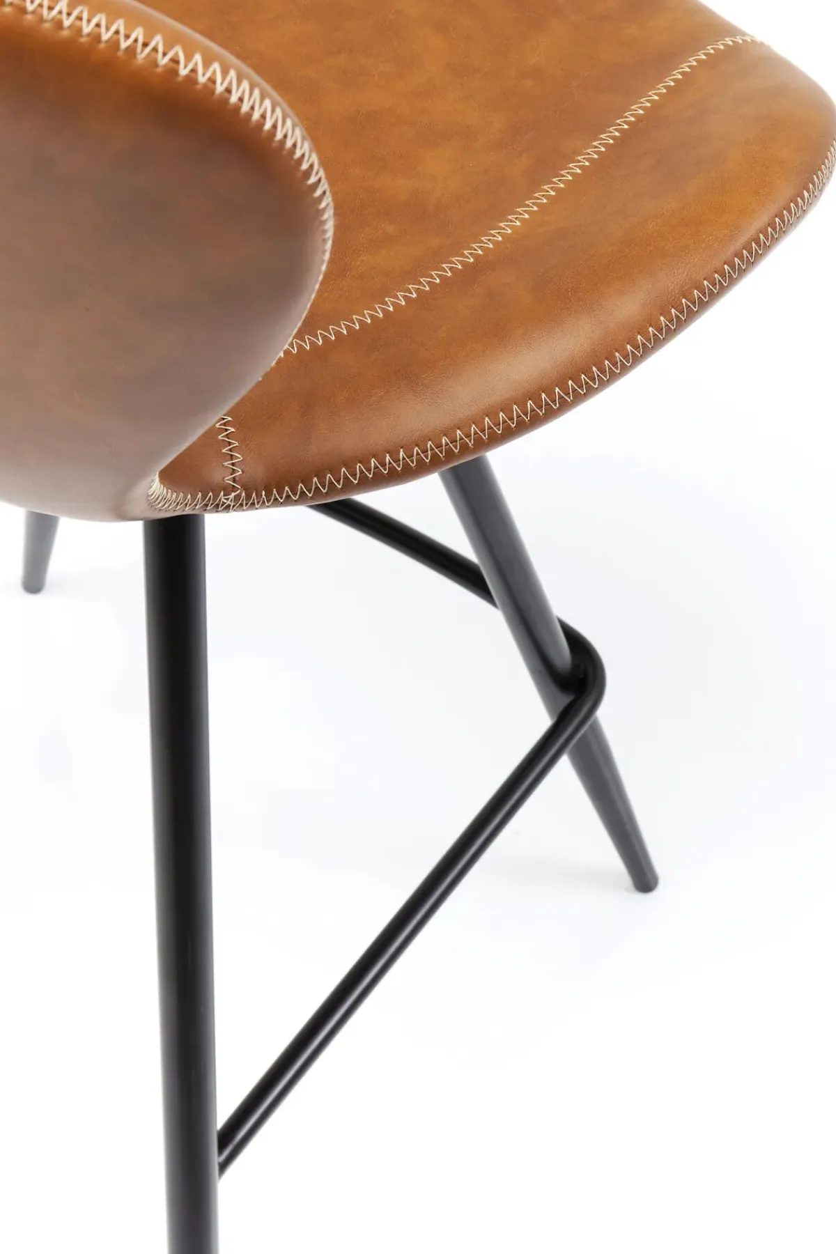 KARE24.se Barstol Rusty - Konjaksfärgad Konstläder - KARE Design Best