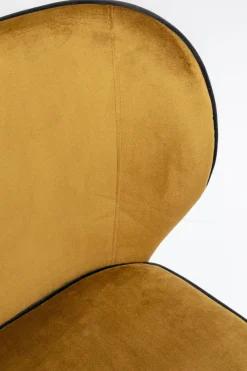 KARE24.se Barstol Stavanger - Brunguld Sammet/Svart - KARE Design Online