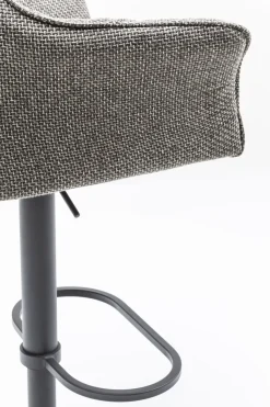 KARE24.se Barstol Thinktank på Pelarfot - Grå/Svart - KARE Design