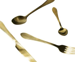 KARE24.se Bestick Cucina - Matt Guld, (16/part) - KARE Design Clearance