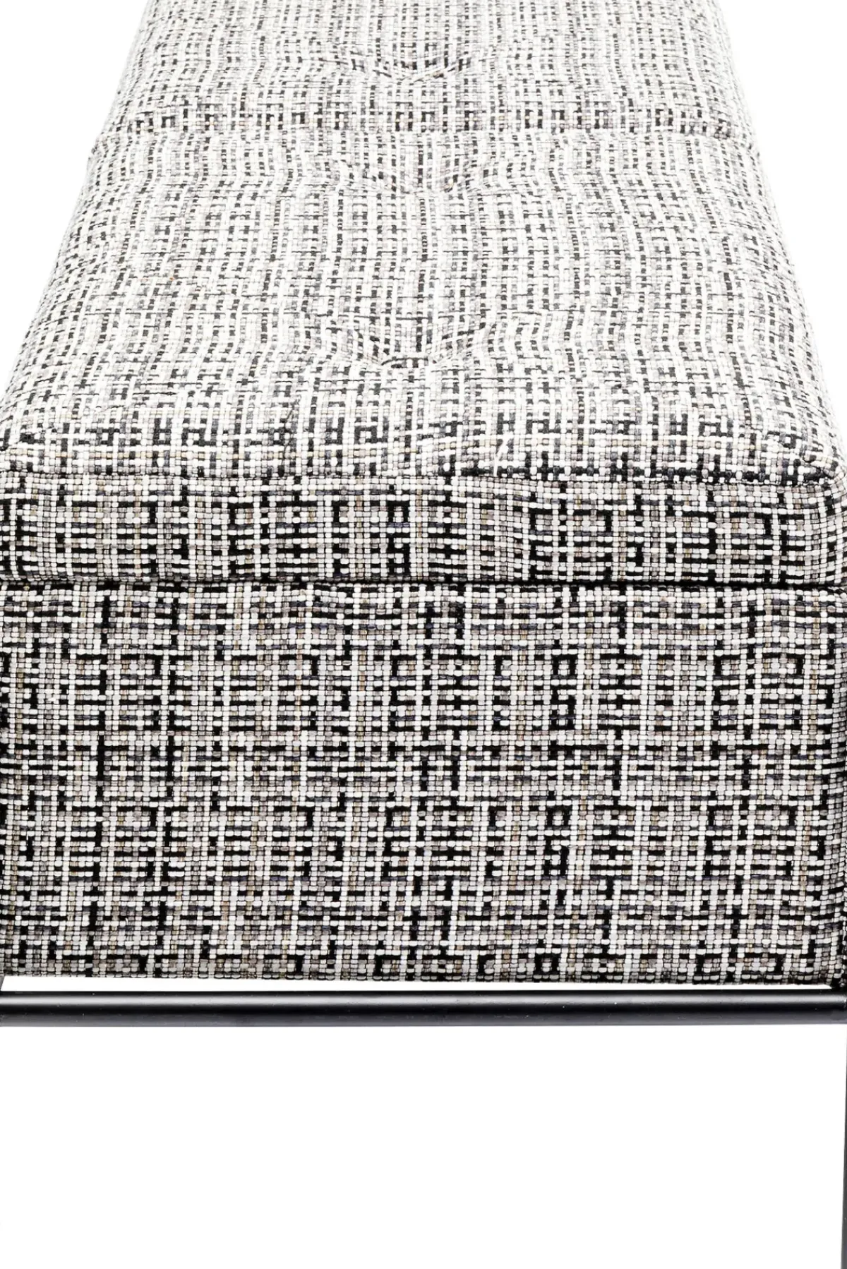 KARE24.se Bänk Buttons Förvaring, Salt & Pepper Struktur, 120cm - KARE Design Online