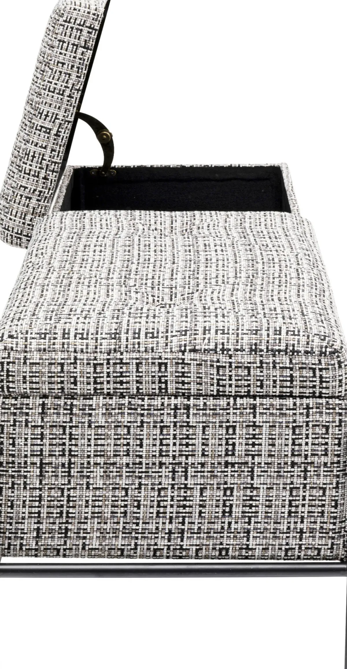 KARE24.se Bänk Buttons Förvaring, Salt & Pepper Struktur, 120cm - KARE Design Online
