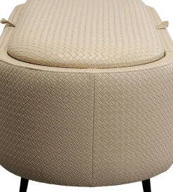 KARE24.se Bänk Venezia Storage - Flätad Beige 100cm - KARE Design Clearance