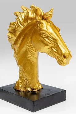 KARE24.se Bokstöd Fiesta - Guld Häst, 2 St. - KARE Design Online