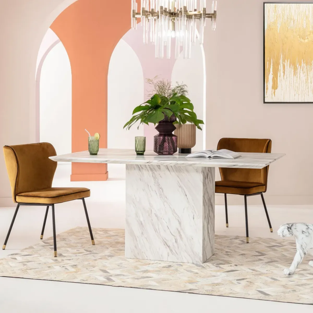 KARE24.se Bord Artistico Marble 160x90cm - KARE Design Sale