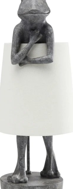 KARE24.se Bordslampa Animal Frog - Groda, Grå 58cm - KARE Design Online