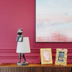 KARE24.se Bordslampa Animal Frog - Groda, Grå 58cm - KARE Design Online