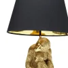 KARE24.se Bordslampa Animal Monkey Love - Guld/Svart Skärm - KARE Design Best