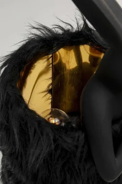 KARE24.se Bordslampa Animal Rabbit Fur - Svart/Guld, 50cm - KARE Design Best