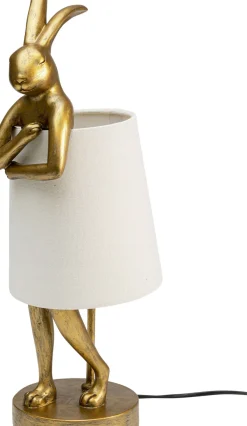 KARE24.se Bordslampa Animal Rabbit - Guld/Vit, 50cm - KARE Design Online