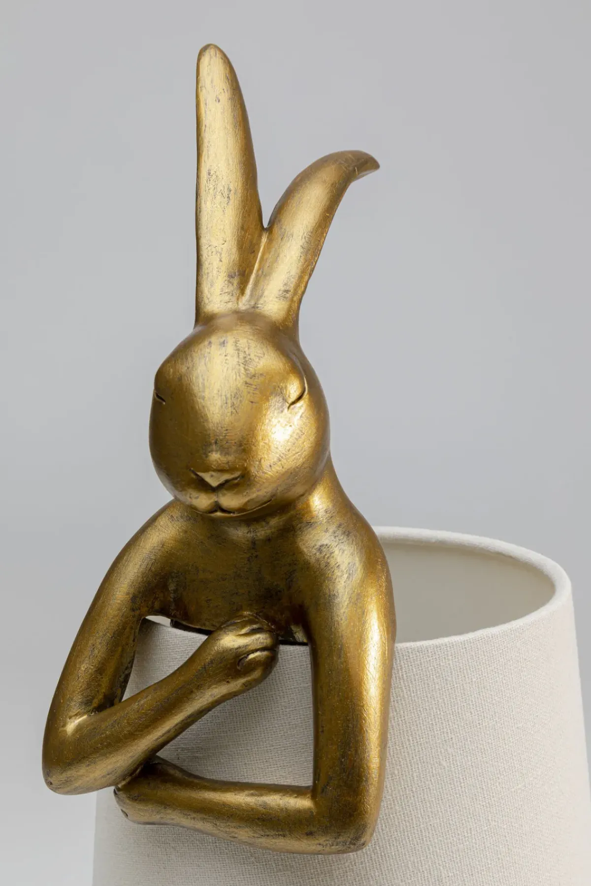 KARE24.se Bordslampa Animal Rabbit - Guld/Vit, 50cm - KARE Design Online
