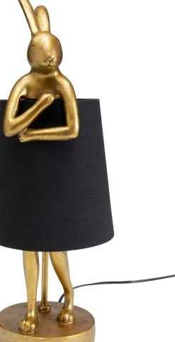 KARE24.se Bordslampa Animal Rabbit - Kanin, Guld/Svart, 50cm - KARE Design Hot