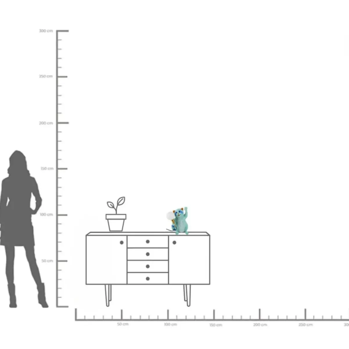 KARE24.se Bordslampa Racoon, 31cm - KARE Design Hot