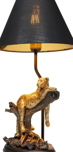 KARE24.se Bordslampa Relax Leopard - Guld, svart, 50cm - KARE Design Best