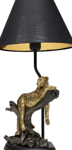 KARE24.se Bordslampa Relax Leopard - Guld, svart, 50cm - KARE Design Best