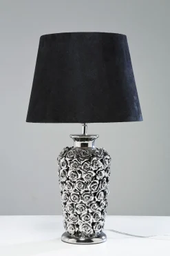 KARE24.se Bordslampa Rose - Silver / Svart Skärm - KARE Design Discount