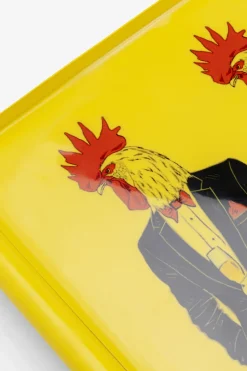 KARE24.se Bricka Ego Rooster - Tupp, 49x30cm - KARE Design Discount