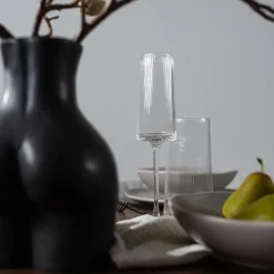 KARE24.se Champagneglas Riffle - Räfflat Glas - KARE Design New