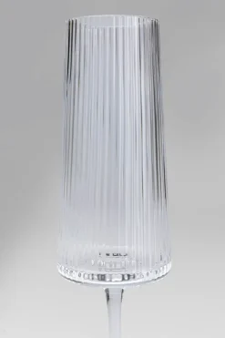 KARE24.se Champagneglas Riffle - Räfflat Glas - KARE Design New