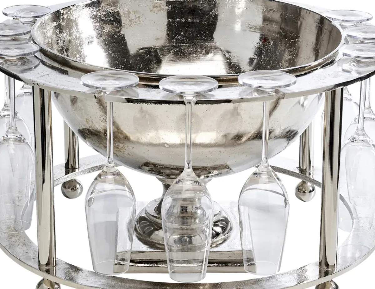 KARE24.se Champagnekylare Time - Stor Vinkylare med Hängen för 12 Glas, Ø61cm - KARE Design Clearance