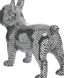 KARE24.se Dekor Bulldog Disco - Fransk Bulldog, Marmorerad, 36cm - KARE Design Sale