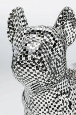 KARE24.se Dekor Bulldog Disco - Fransk Bulldog, Marmorerad, 36cm - KARE Design Sale