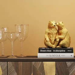 KARE24.se Dekorfigur Cuddly Bears - Dekor Guld Björnar, 16cm - KARE Design Hot
