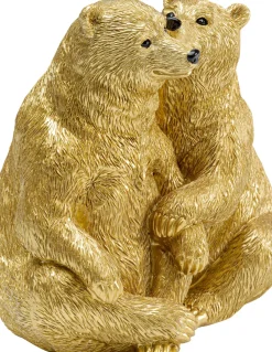 KARE24.se Dekorfigur Cuddly Bears - Dekor Guld Björnar, 16cm - KARE Design Hot