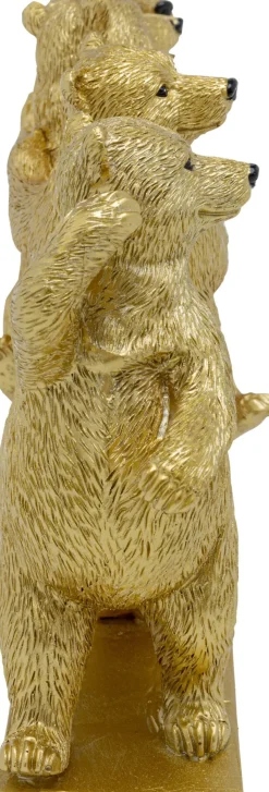 KARE24.se Dekorfigur Dancing Bears - Dekor Guld Björnar, 14cm - KARE Design Outlet