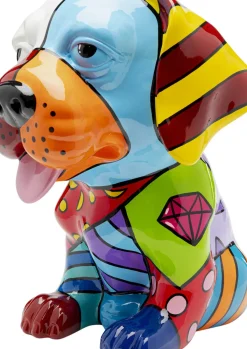 KARE24.se Dekorfigur Dog Patchwork - Hund, Flerfärgad, 35cm - KARE Design Sale