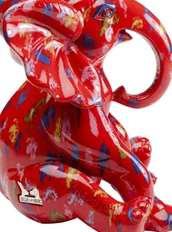 KARE24.se Dekorfigur Elephant - Röd, 18cm - KARE Design Sale