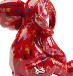KARE24.se Dekorfigur Elephant - Röd, 18cm - KARE Design Sale