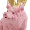 KARE24.se Dekorfigur Flying Pig Pink - Gris, 79cm - KARE Design Discount