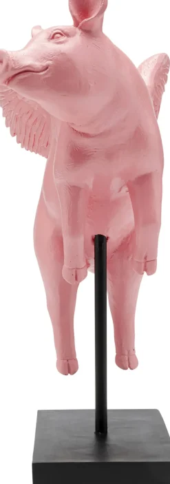 KARE24.se Dekorfigur Flying Pig - Rosa Gris, 29cm - KARE Design Clearance