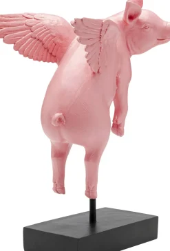 KARE24.se Dekorfigur Flying Pig - Rosa Gris, 29cm - KARE Design Clearance