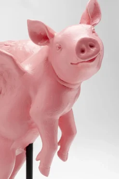 KARE24.se Dekorfigur Flying Pig - Rosa Gris, 29cm - KARE Design Clearance