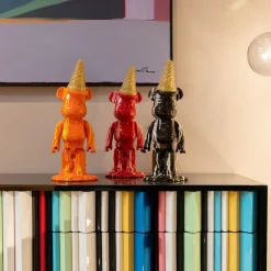 KARE24.se Dekorfigur Gelato Bear - Björn, Orange, 40cm - KARE Design Discount