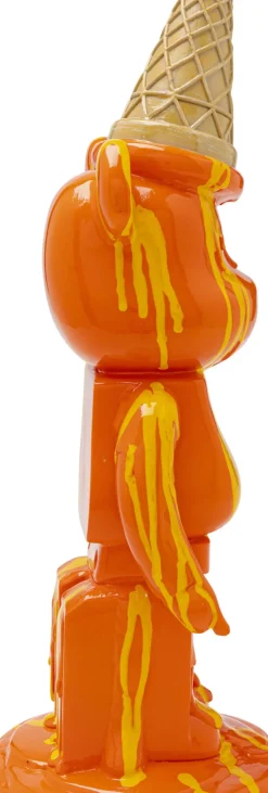 KARE24.se Dekorfigur Gelato Bear - Björn, Orange, 40cm - KARE Design Discount