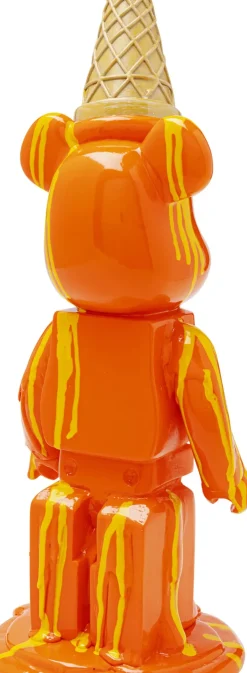 KARE24.se Dekorfigur Gelato Bear - Björn, Orange, 40cm - KARE Design Discount