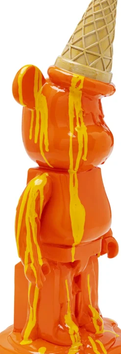 KARE24.se Dekorfigur Gelato Bear - Björn, Orange, 40cm - KARE Design Discount