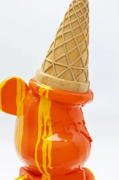 KARE24.se Dekorfigur Gelato Bear - Björn, Orange, 40cm - KARE Design Discount