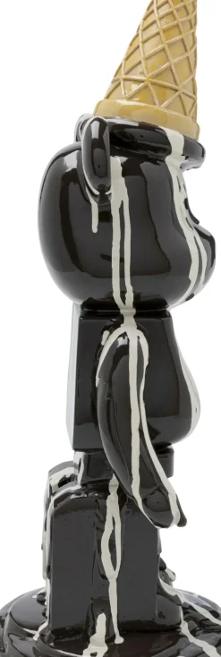 KARE24.se Dekorfigur Gelato Bear - Björn, Svart, 40cm - KARE Design Hot